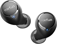 Vista 1 de EarFun Free 2S - Auriculares inalámbricos, [Versión mejorada] auriculares Bluetooth con graves profundos, 4 micrófonos para llamadas claras