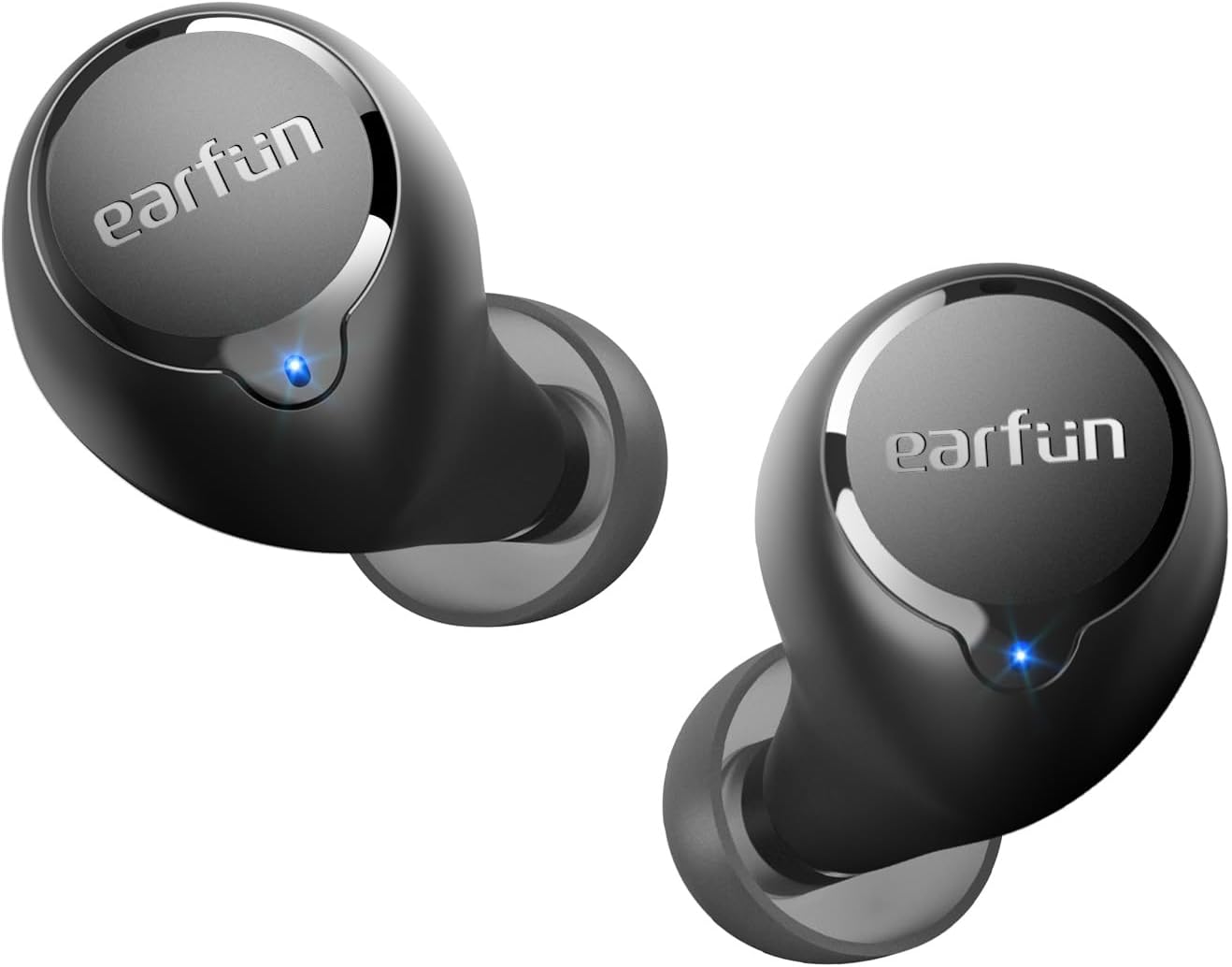 Free 1S Wireless Earbuds, Bluetooth Earbuds with Deep Bass, 4 Mics for Clear Call, Customizable EQ App, IPX7 Waterproof in-Ear Headphones, 30H Playtime, Wireless Charging