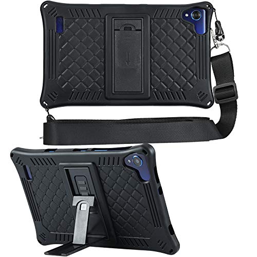 RLTech Custodia Cover per VANKYO MatrixPad S8, Ultra Leggero Protettiva Cover in Silicone con Supporto per Bambini per VANKYO MatrixPad S8, Verde