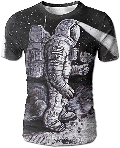 GDUTB17 Astronaut Short Sleeves T-shirt For Men