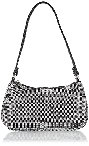 The Drop Melanie Small Shoulder Bag Schulterhandtaschen, Schwarze Pailletten, One Size