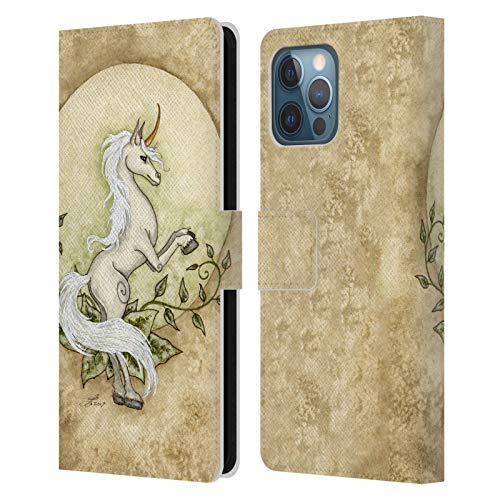Funda iPhone 12 Pro Max cuero Amy Brown ideal para organizar tus tarjetas en el día a día