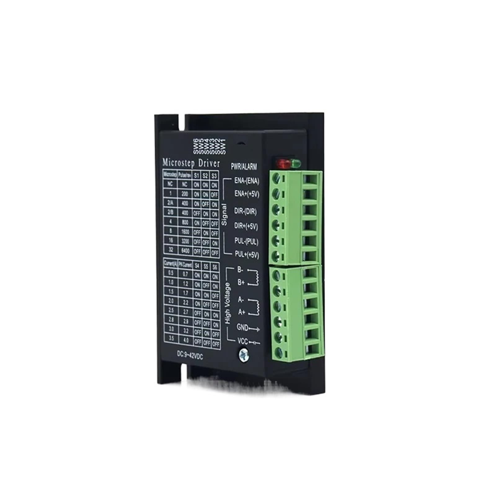 Sterownik silnika krokowego do frezarki do drewna TB6600 42/57/86, 32 segmenty, ulepszona wersja, 4.0 A, 9-42 V DC, zestawy frezarskie