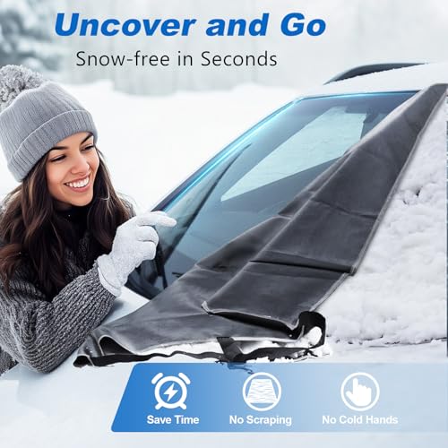 Doogoocoo A-ZXZ-A [Upgraded 7-Layer Car Windshield Snow Cover thumb #1