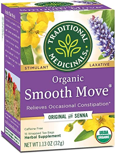Traditional Medicinals - Organic Smooth Move Original Senna Tea (4 Pack) - 64 Tea Bags Total, 16 Count (Pack of 4) (W590) - Image 4