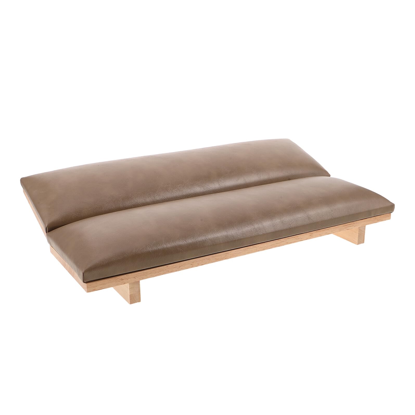 Poggiamano per Unghie in Pu, Cuscino Inclinato Vintage Beige | Supporto Ergonomico per Postura Naturale, per Tavolo Manicure e Saloni di Bellezza