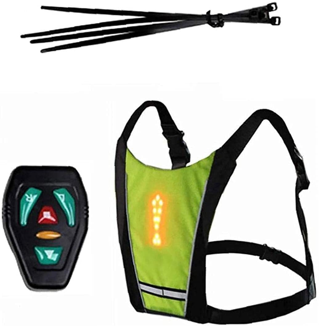 Gilet réfléchissant, lumière de sécurité exécutant gilet de vitesse réfléchissant, sécurité nocturne à haute visibilité réflecteur réglable, léger et résistant aux intempéries for le jogging et le cyc