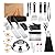 HYSHLC 35pcs Griddle Accessories Kit, Heavy Duty Stainless Steel Barbecue Grill Accessories Flat Top Grill Tools for Camp Chef Black Stone Grilling Accessories Grilling Gifts for Men Dad BBQ