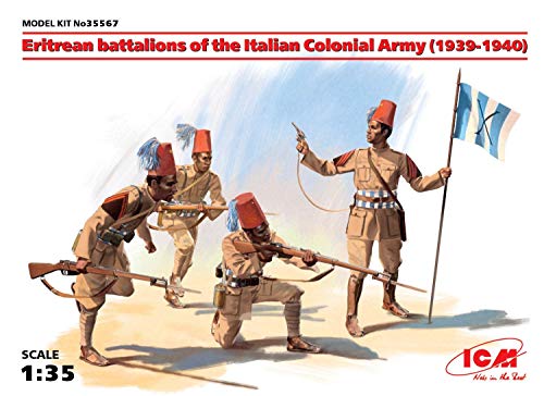 Icm 35567 - Model Kit Eritrean Battalions Of The Italian Army miniatura 7
