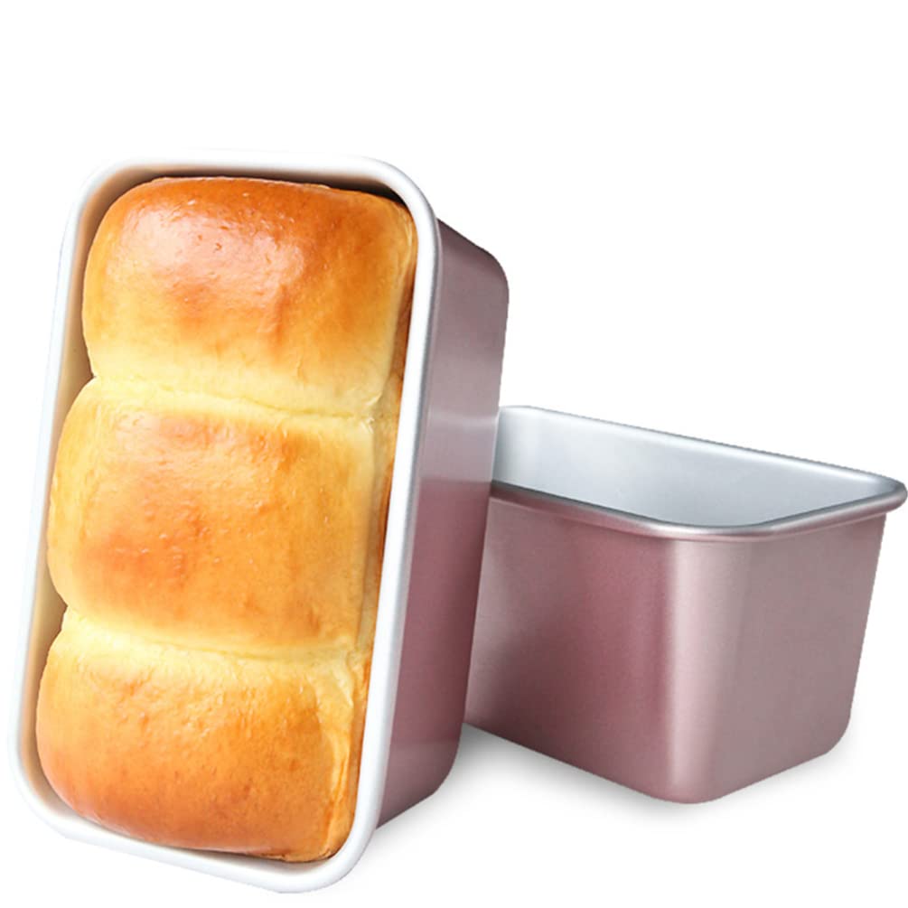 BESTonZON Stampo per Pane in Cassetta Rosa in Acciaio al Carbonio Pesante
