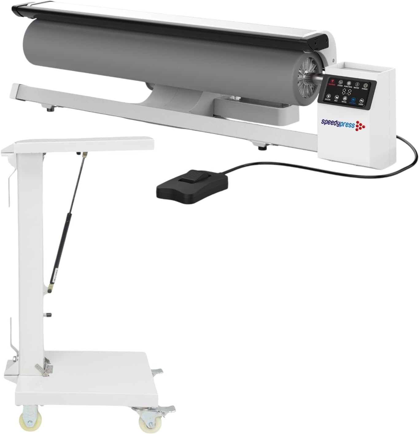 Rotary Iron Steam Roller Ironing Press by Speedypress R02036 with Stand, 91.5cm, for Clothes, Garments, Curtains, Sheets, Tablecloths