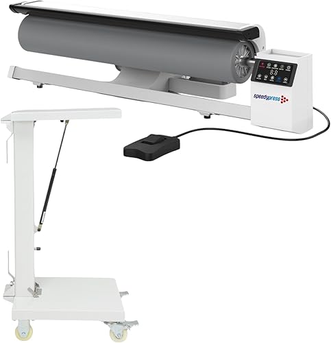 Speedypress R02036 - Prensa rotativa para planchar con soporte, 36.0 in, para ropa, prendas, cortinas, sábanas, manteles (con soporte)