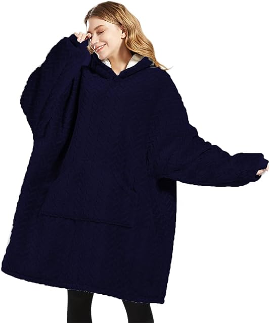 Blanket SweatshirtWomen's Hoodie, Giant Sweater, Super Soft and Comfortable, Oversized Blanket Hoodie, Men, Women, Teenagers