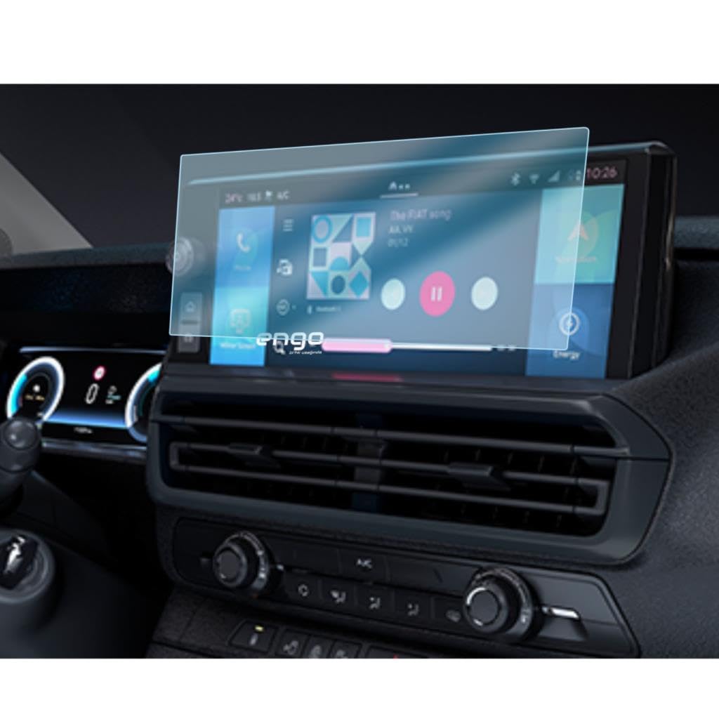Engo Fiat Scudo 10 İnç İle Uyumlu Ekran Koruyucu Multimedya Nano Parlak