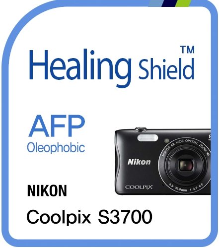 Healingshield �X�L���V�[���t���ی�t�B���� Oleophobic AFP Clear Film for Nikon Camera Coolpix S3700 [2pcs]