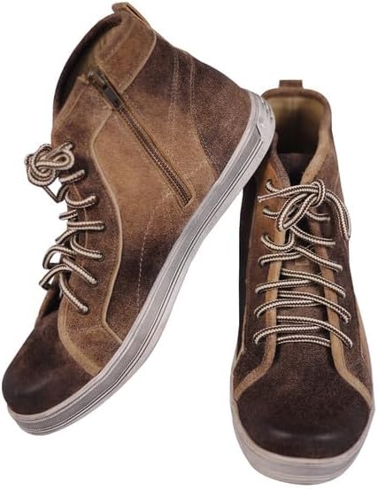 Premium Leather Boots for Men| Genuine Smooth Leather | Solid Pattern | Durable Construction | All-Occasion Dress & Casual Boots | Long-Lasting Comfort Fit