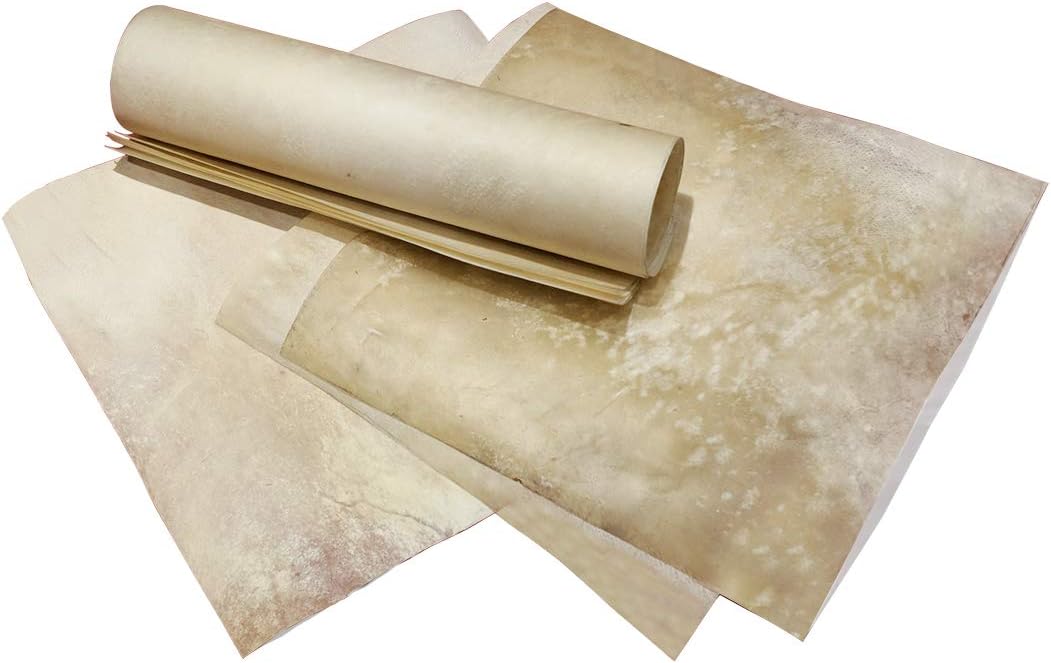 Ectoria Natural Skin Parchment Paper, Vellum Sheep/Goat Skin (Paper Size - 6 X 7.5 Inches)