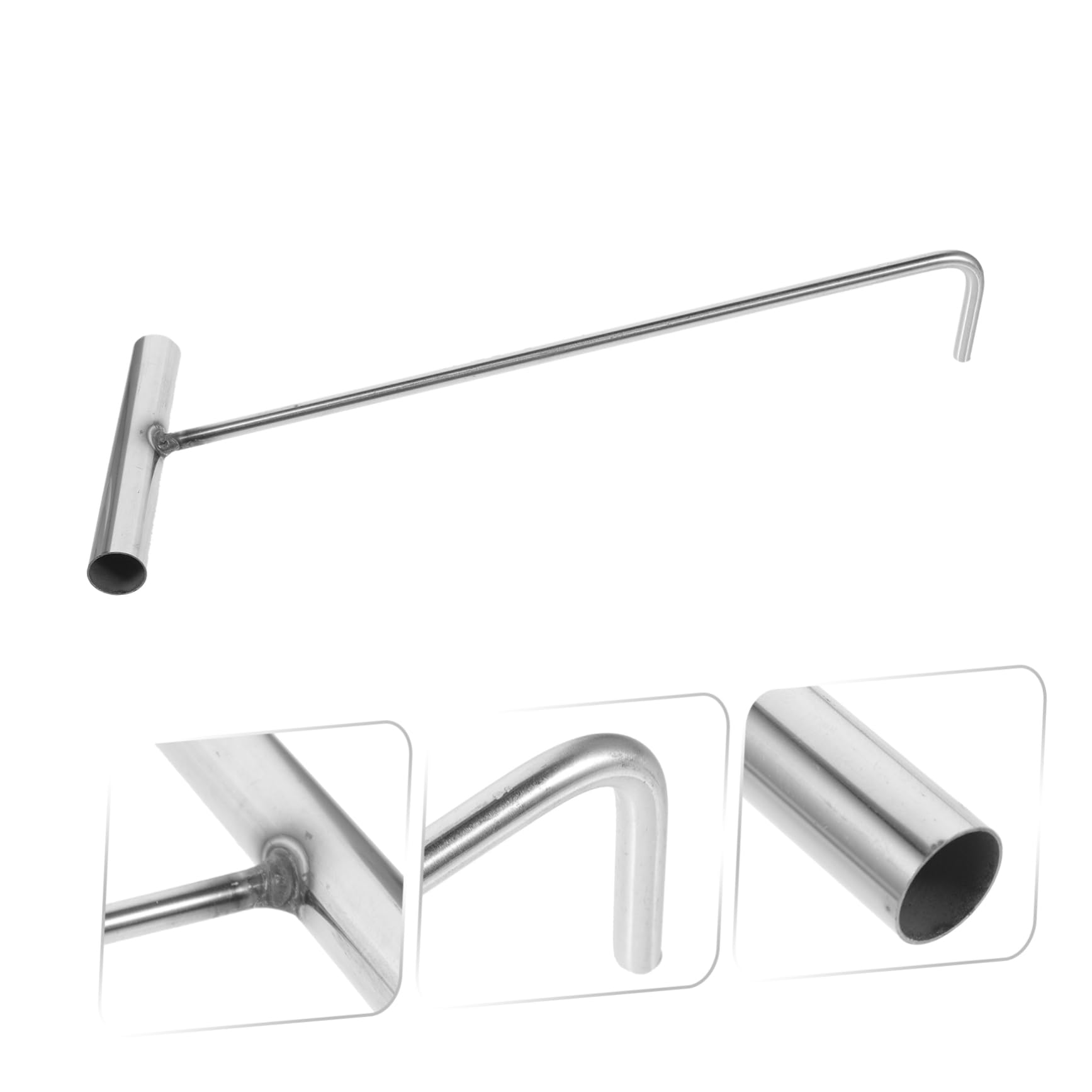 Yardwe Gancho En T De Acero Inoxidable Ganchos En S De Acero Inoxidable Ganchos En S De Metal Herramientas Manuales Extractor De Ruedas Gancho De Tapa De Desagüe Ganchos De Cocina Gancho