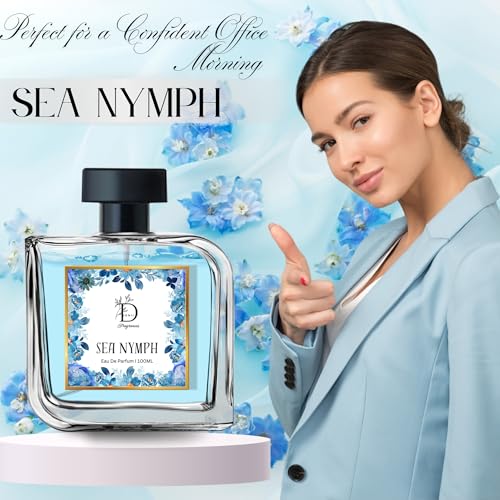 Image of Dionii SEA NYMPH Womens Eau De Parfum Perfume | Long Lasting Aquatic Fragrance With Lilac & Damask Rose, 100 ML