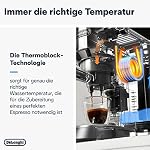 De'Longhi Dedica Style EC 685.B – Espresso Siebträgermaschine, Espressomaschine mit professionellem Milchaufschäumer, nur 15 cm breit, für Kaffeepulver oder ESE Pads, 1 l Wassertank, schwarz – Bild 3