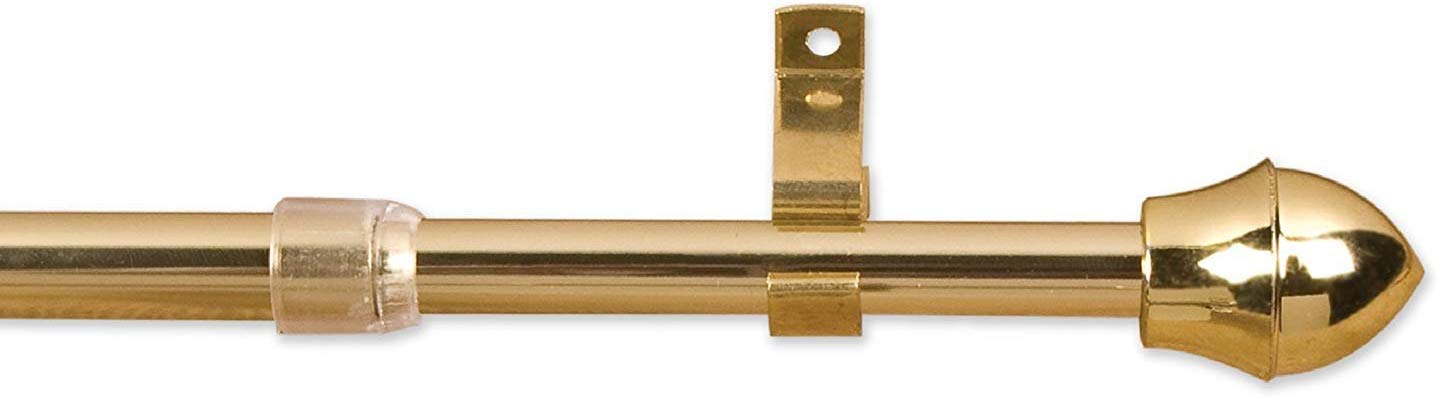 STL Extendable Cafe Rods Brass 22" - 33" (55cm - 85cm)
