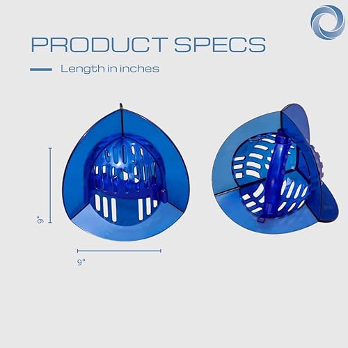 Miniatura 5 de Hydrorevolution Ultimate Pool Fitness Bundle - Máxima resistencia - Campanasaletas azules y barra Aquastrlength