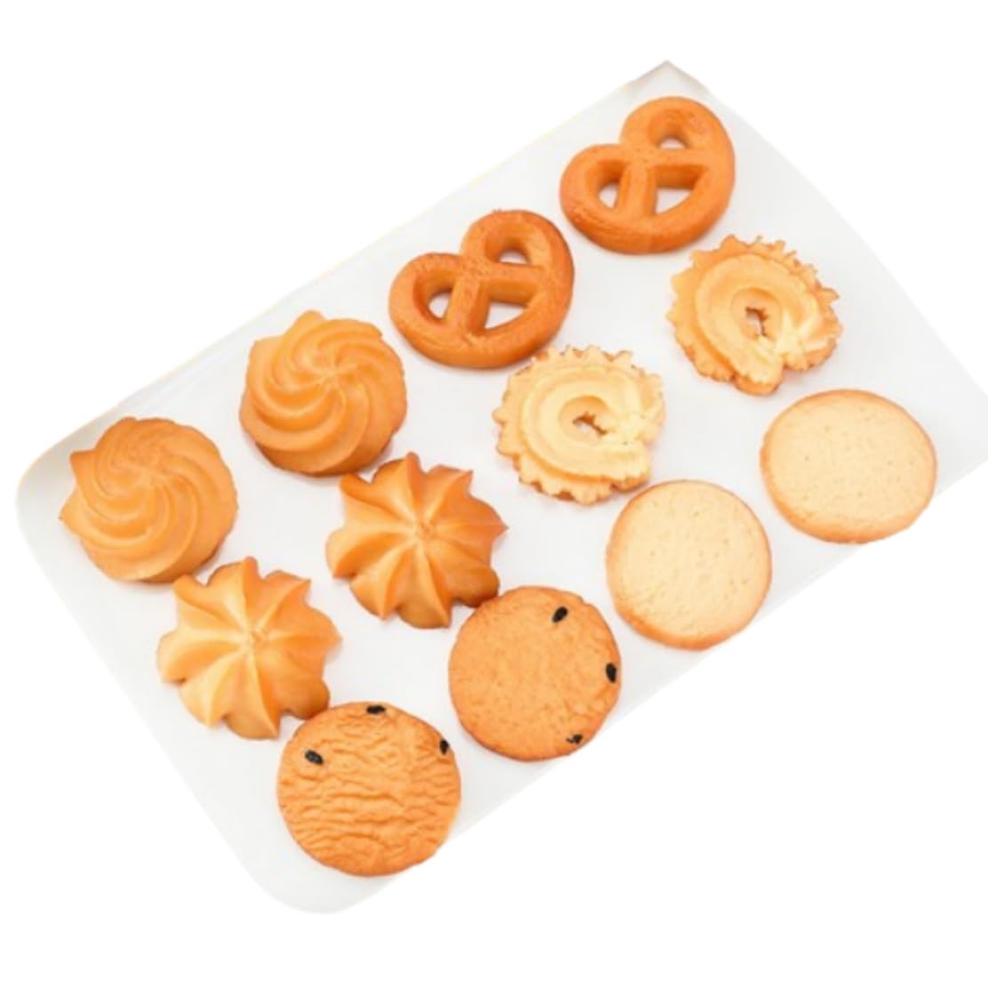 Amazon | MuQianGan クッキー ビスケット お菓子模型 12個パック 食品