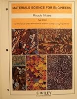 Materials Science for Engineers Ready Notes Fall 2005 047177944X Book Cover