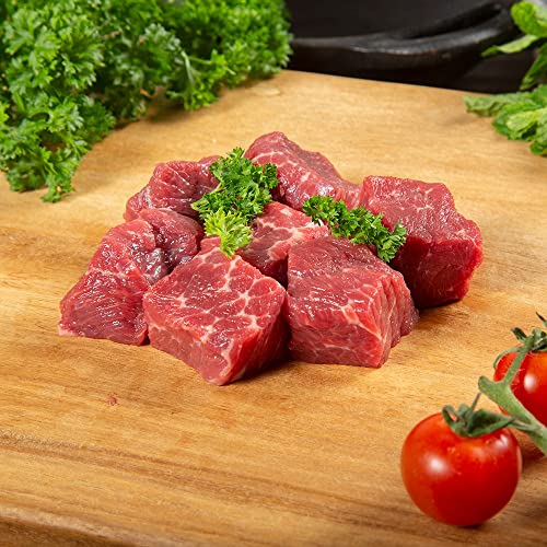 Sold by Weight] ManyPeaks Premium Grass-Fed Beef - Diced 500-580g (1 pack)
