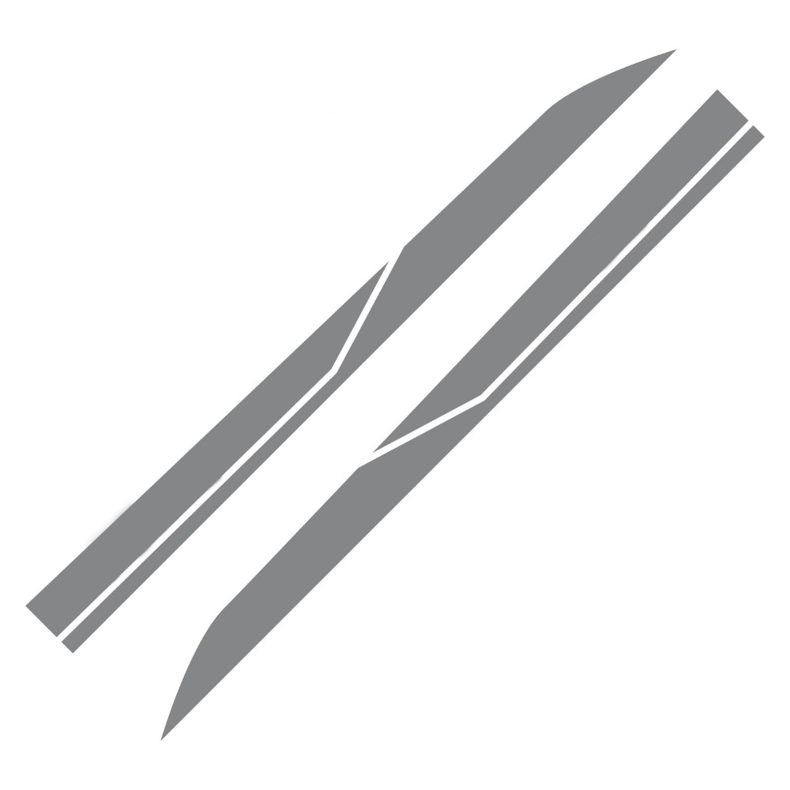 Accessoires extérieurs de voiture Autocollants Décor 2pcs camion vinyle film voiture porte côté autocollants auto bricolage décalque sport style automobile voiture tuning autocollants décoratifs (Colo