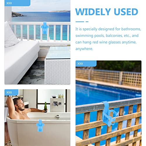 DOITOOL Suporte de copo de piscina acima do solo, suporte de copo inflável para bar de piscina, serv