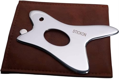 Miniatura 8 de Juego de herramientas de masaje de raspado Gua Sha de acero inoxidable herramientas STICKON IASTM gran herramienta de movilización de tejidos