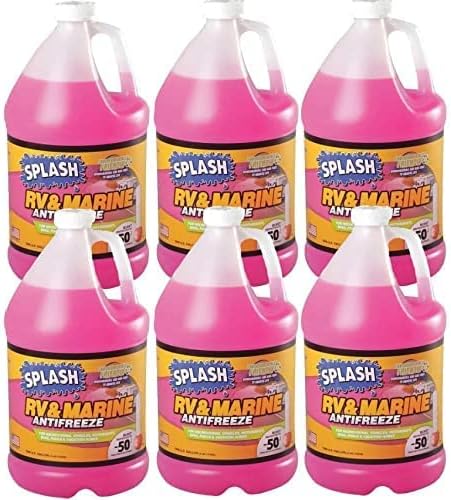 Splash 619526 RV/Marine Antifreeze, 6 gal, Pink (RV/Marine Antifreeze)