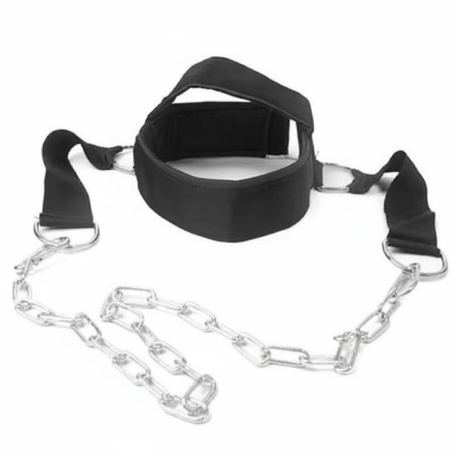 Bnf® Sturdy Nylon Weighted Neck Harness Padded Straps Neck Strengthening Harness Adjustable Fit Head and Chin Strap Heavy Duty for Boxers, Athletes, Gym, Black-image-22
