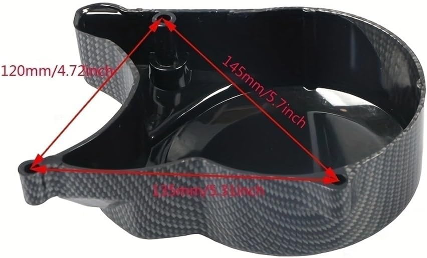 Fit For Carbon Fiber Kick Starter Horizontal Pit Dirt Bike Motocross Ignition Stator Plate Engine Case Cover Casing Protector 110 125CC
