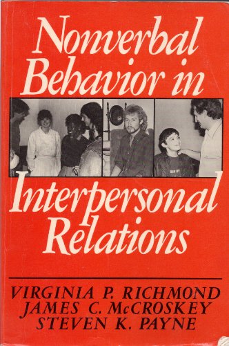 Nonverbal Behavior in Interpersonal Relations 0136234224 Book Cover