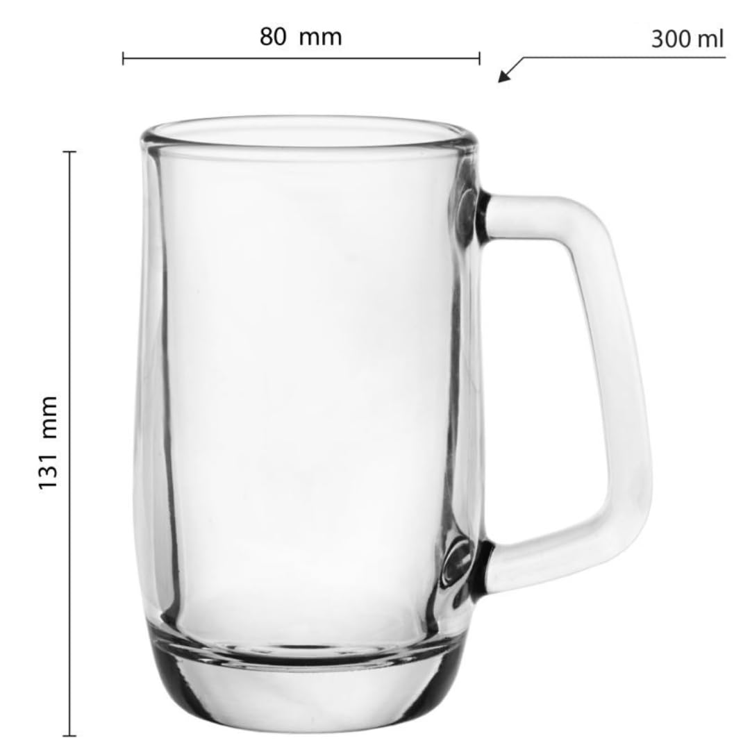Glasmark Krosno Juego De Jarras De Cerveza 6X0,3L Jarra De Cerveza Regalo Hombre Cerveza Vasos De Cerveza