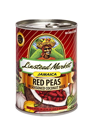 Linstead Market Jamaica Red Peas (Kidney Beans) in SEASONED Coconut Milk, 13oz