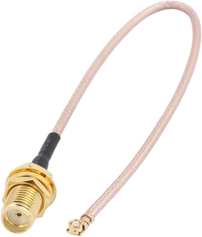 2Pcs Mini PCI UFL to SMA Female Connector Antenna WiFi Pigtail Cable IPX to SMA RG178 Extension Cable 15CM