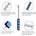 BonyTek Guide Flag Pole, Telescoping Stainless Steel Guide Flagpole Teaching Pointer for Tour Guides Tour Groups Travel Marchers Flags Banners Teachers, from 9.5 Extends to 47 Inch (47'' Flagpole)