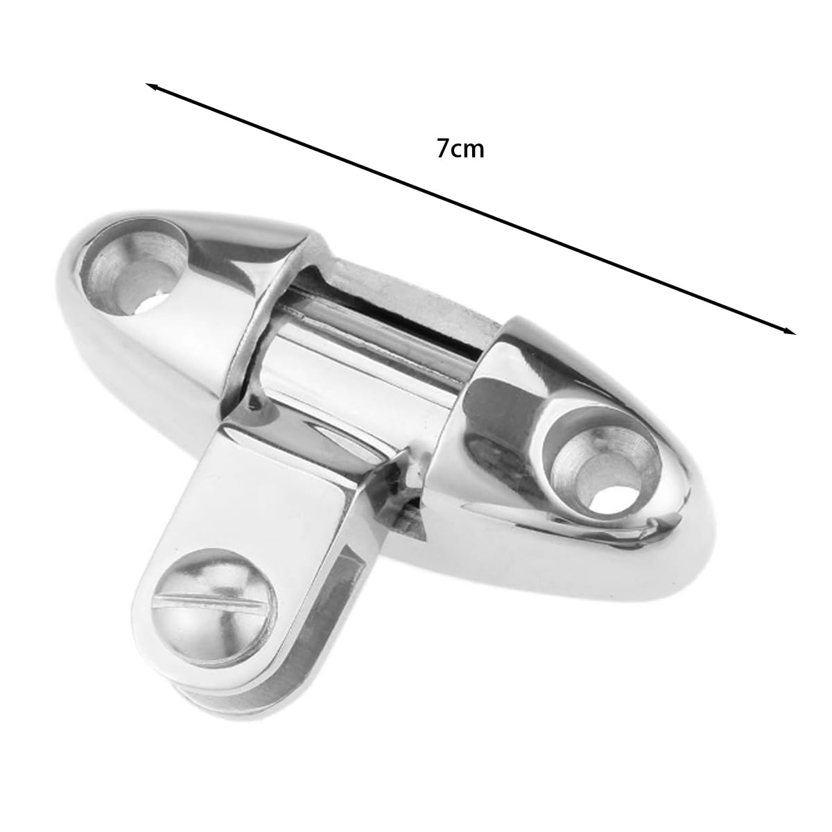 Supporto per tendalino per barca con cerniera, ponte marino, montaggio del tetto del tendalino, cerniera rotante per ponte con cuscinetto in gomma, accessori per yacht e nautica