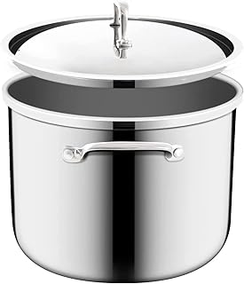 Nuwave Designs-Tri-Ply 18/10 Entire Stainless Steel Stockpot With Lid, Commercial Grade, Free of PTFE PFOA PFOS, 10-Yeär W...