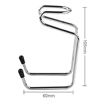 Vista 5 de Anbbas brocha de afeitar con pelo sintético de tejón y mango de madera, soporte y cuenco de afeitado de acero inoxidable, perfecto para afeitado