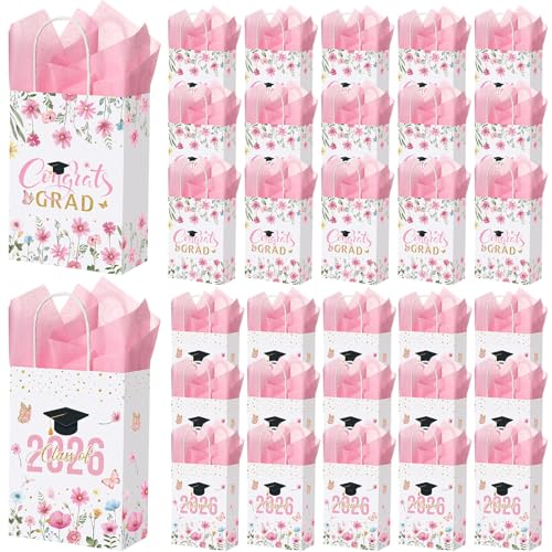 Epakh 30�� �t���[�������ƃM�t�g�o�b�O �e�B�b�V���y�[�p�[�ƃn���h���t�� ���C���h�t�����[ Congrats Grad Class of 2026 �M�t�g�o�b�O ���ƃp�[�e�B�[ �f�R���[�V���� ���Z ��w 8�N�� �p�[�e�B�[�p�i�p (�s���N)