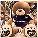 HUOQILIN Bambola Bambole Orso Abbraccio Bambola Orsacchiotto Teddy Panda di Misura Standard di Grandi Belle Donne Peluche Orso Re Regali (Color : D, Size : 200cm)
