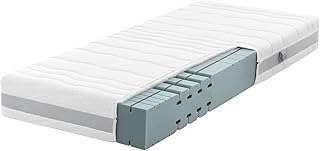 Ravensberger Matratzen Komfort-MED | 7 Zonen | Hybridschaumkern | H2 (45-80 kg) | Made in Germany | Hochwertiger Doppeltuchbezug-Bezug | 90 x 200 cm