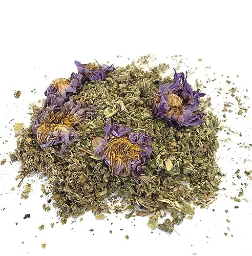 MQH Wholefoods™ Sweet Dreams Blend Lucid Dream Herb Mix Tea Blend Lotus Flowers, Skullcap, Mugwort, Lavender & Passion Flower (50g)