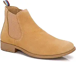 Botina Chelsea Masculina Casual Couro Legítimo Costura Reforçada Palmilha em Gel Confort Solado Antiderrapante Estilo e Durabilidade Atria Shoes