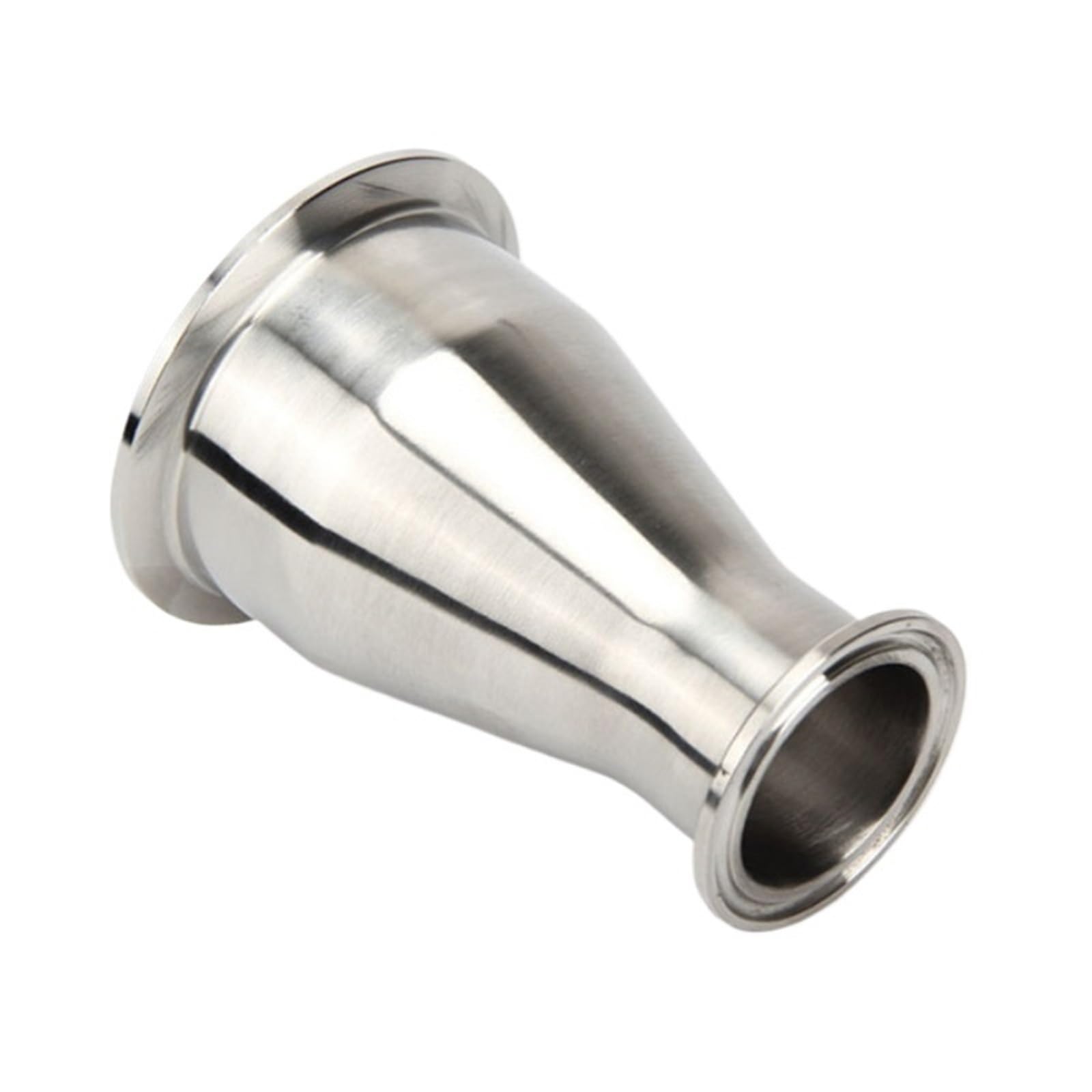 1 conector reductor de triple abrazadera de acero inoxidable, conector de tubería sanitaria SS304 de 19 mm a 102 mm (50,5-119 mm) (38 x 25 a 50,5 x 50,5)