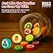 Fruit Slices Candy - Hard Candy Bulk 1 lb Bag of Individually Wrapped Small Candy Fruit Slices (approx. 118 pcs) Hard Candies Assortment - Great for Candy Buffet - Office Candy - Treat Bags